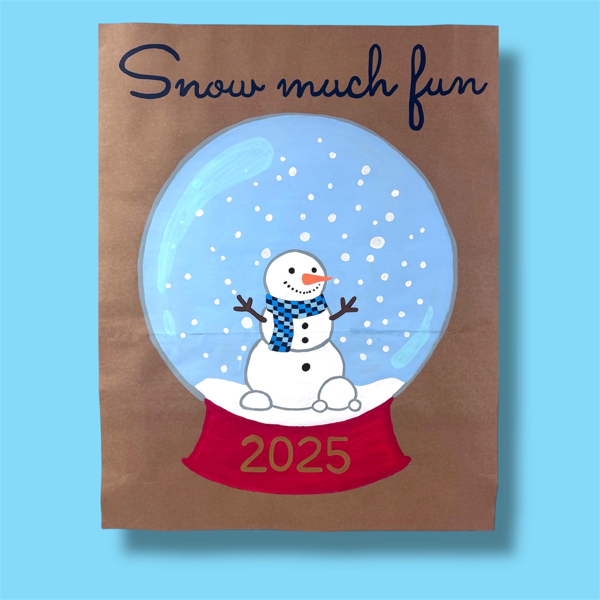 Custom Hand-Painted Party Banner, Personalized Design